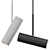 Adjustable Pendant Light with Splinelike Cords 3D model small image 2