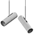 Adjustable Pendant Light with Splinelike Cords 3D model small image 4