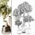 Modern Indoor Plant Model 3D model small image 3