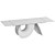 Julia 3D Glass Folding Table 3D model small image 2