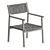 Cancun Outdoor Dining Chair Pair 3D model small image 5