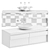 Kreoo Linear Vanity Furniture 3D model small image 2