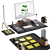 Modern Apple Workstation Set 3D model small image 1