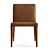 RH Vegan Leather Dining Chair 3D model small image 9