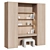 Modern Hanging Workstation with Storage 3D model small image 1