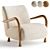 Modern Minimalist Sula Chair 3D model small image 1