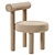 Sleek Gropius Dining Chair 3D model small image 4