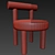 Sleek Gropius Dining Chair 3D model small image 7