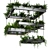 High-Quality Hanging Plant Set 3D model small image 1