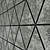 Klif White Triangles Ceramic Granite 3D model small image 3