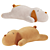 Snuggly Sleeping Dog Plush Toy 3D model small image 1