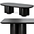  Scandinavian Coffee Tables Set, Interior Secrets 3D model small image 1