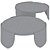 Modern Round Coffee Table Zoey 3D model small image 4