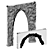 Custom Stone Decor Set 3D model small image 3