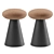 Pedrali IKON 862 Contemporary Low Stool 3D model small image 4