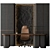 Executive Office Desk - 593 3D model small image 1