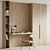 Modern Office Workspace Model 3D model small image 1