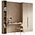 Modern Office Workspace Model 3D model small image 4