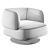 ErgoCloud Accent Chair 3D model small image 2