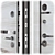 High-Security Metal Entry Door 3D model small image 2