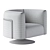 Modern Soul Arm Chair. High-Quality Design 3D model small image 4