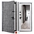 Metal Entry Door Quadra(Strage) 900x2050mm 3D model small image 1
