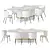 Elegant Osborn Dining Table 3D model small image 1