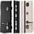  Larce Metal Entry Door 3D model small image 2