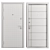  Larce Metal Entry Door 3D model small image 4