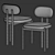 Sleek Franka Casa Blanco Chair 3D model small image 2