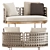 Contemporary Outdoor Seating: Torii Nest Sofa 3D model small image 4