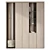 Entryway Zone Cabinet with Ottoman 3D model small image 1