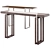 Elegant Console Pair by Frato 3D model small image 1