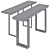 Elegant Console Pair by Frato 3D model small image 5