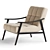 Elegant Mortensen Chair: 3Ds Max Design 3D model small image 2