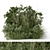 Lush Outdoor Bush Set 3D 3D model small image 1