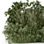 Lush Outdoor Bush Set 3D 3D model small image 3