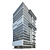 Modern High-Rise Office Building Model 3D model small image 8