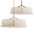 Modern Metal Fabric Pendant Light 3D model small image 1