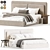 Savona Double Bed Frame 3D model small image 1
