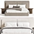 Savona Double Bed Frame 3D model small image 4
