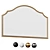Handcrafted Beveled Accent Mirror 3D model small image 1