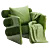 Royal Stranger Persimmon Armchair 3D model small image 3