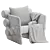 Royal Stranger Persimmon Armchair 3D model small image 7