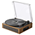 Walnut Ryder Bluetooth Record Player 3D model small image 1