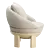 Elegant Tambour Armchair Design 3D model small image 2