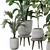 Modern Indoor Plant Decor 3D 3D model small image 3
