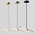 Sleek LED Corvette Pendant Lighting 3D model small image 4
