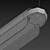 Black Suspended Ceiling Light 3D model small image 4