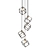 Modern Geometric Pendant Light Fixture 3D model small image 1